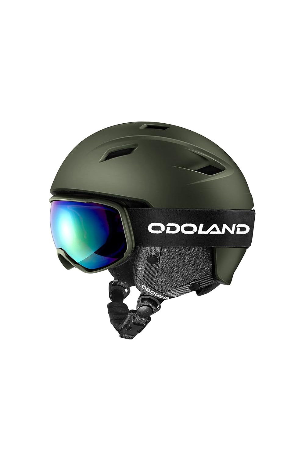 Kask narciarski Odoland z wizjerem czarny roz. S
