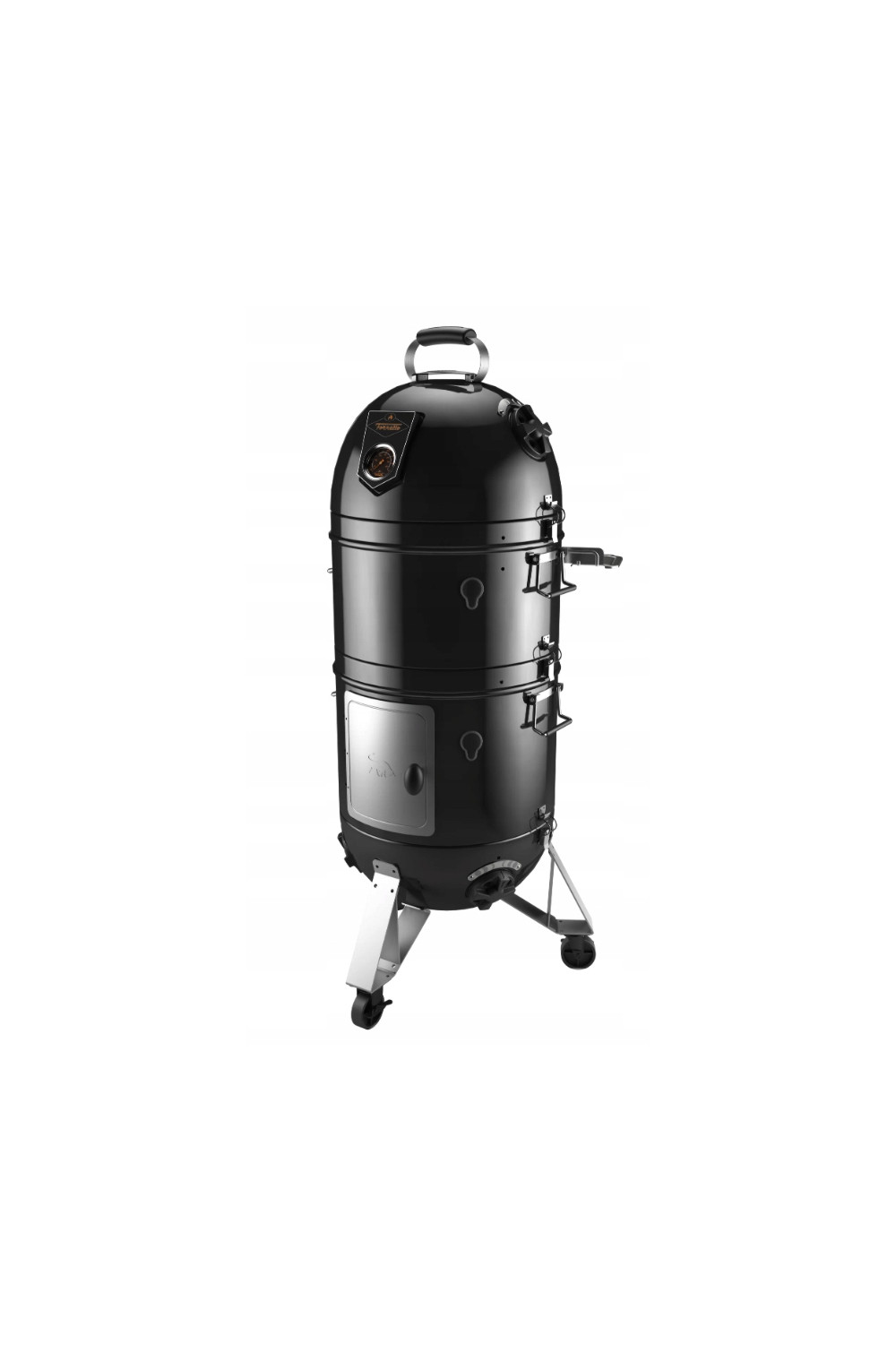 Fornetto Razzo Pro Black 2w1 - Grill Węglowy i Wędzarka