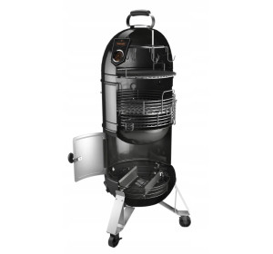 Fornetto Razzo Pro Black 2w1 - Grill Węglowy i Wędzarka
