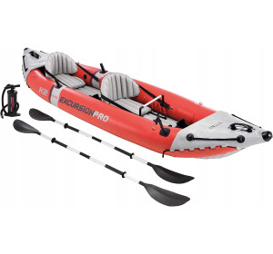 Kajak dmuchany 2-osobowy Intex Excursion Pro + wiosła