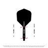 System Dart Target K-Flex No2 Standard Niebieskie  3szt 26 mm