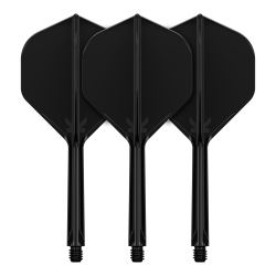 System Dart Target K-Flex No2 Standard Flight System Czarny  3szt 33 mm