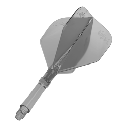 Piórka do lotek dart L-Style L1 EZ Clear Black 3szt 33 mm