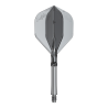 Piórka do lotek dart L-Style L1 EZ Clear Black 3szt 33 mm
