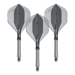 Piórka do lotek dart L-Style L1 EZ Clear Black 3szt 33 mm