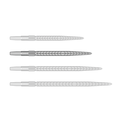 GROTY TARGET SWISS POINT RVE SREBRNE SILVER 30mm
