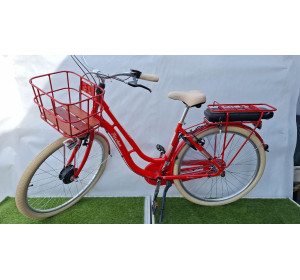 Rower elektryczny miejski Fischer Citra Retro 2.0 28", 8,8Ah, 48cm rama