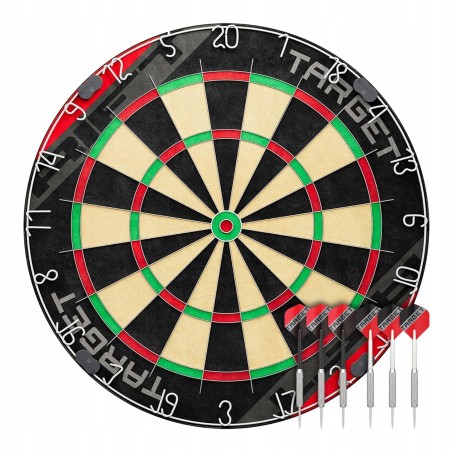 TARCZA SIZALOWA DO DARTA TARGET RIFT ZESTAW Z 6 LOTKAMI