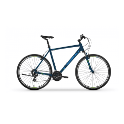 Rower crossowy Tabou Flow 1.0 2024 - niebiesko-limonkowy