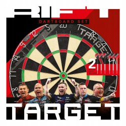 TARCZA SIZALOWA DO DARTA TARGET RIFT ZESTAW Z 6 LOTKAMI