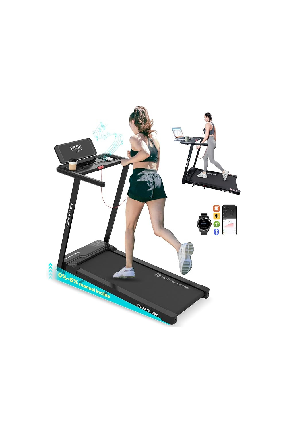 Bieżnia elektryczna Mobovi Treadmill Ultra T4226 12km/h