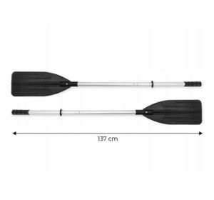 Wiosła 2 szt do pontonu aluminiowe jednopiórowe 137 cm INTEX 69625