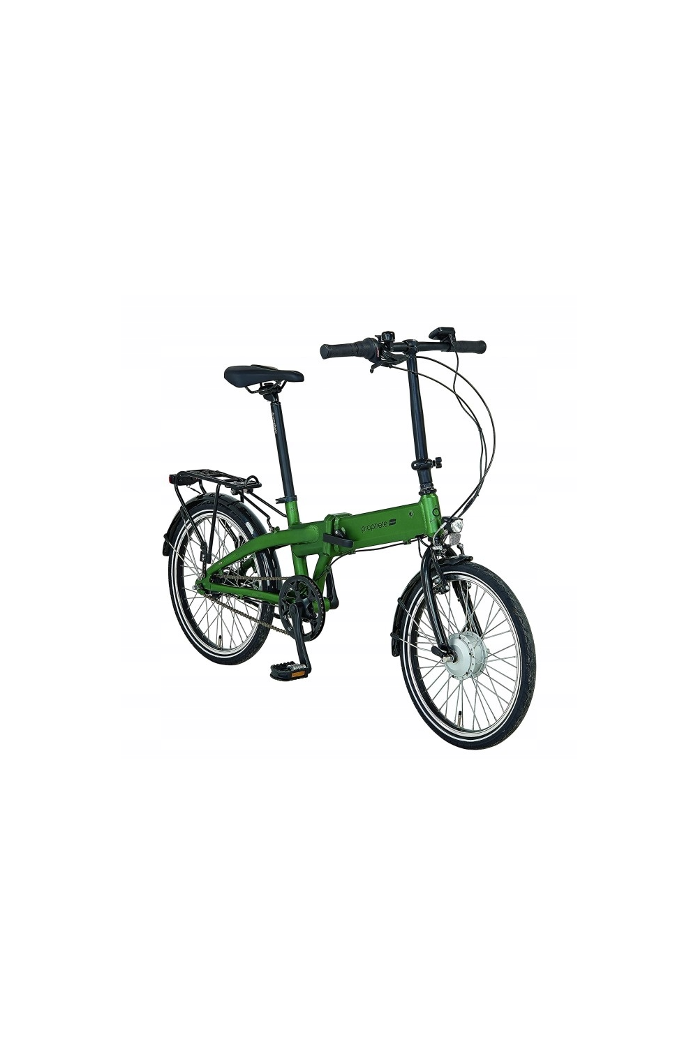 Elektryczny składany rower Prophete Urbanicer 20" rama 13" 250W zielony mat