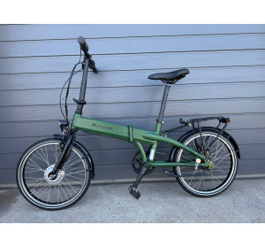 Elektryczny składany rower Prophete Urbanicer 20" rama 13" 250W zielony mat