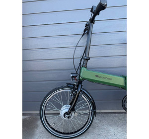 Elektryczny składany rower Prophete Urbanicer 20" rama 13" 250W zielony mat