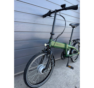Elektryczny składany rower Prophete Urbanicer 20" rama 13" 250W zielony mat