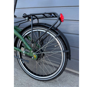 Elektryczny składany rower Prophete Urbanicer 20" rama 13" 250W zielony mat