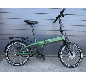 Elektryczny składany rower Prophete Urbanicer 20" rama 13" 250W zielony mat