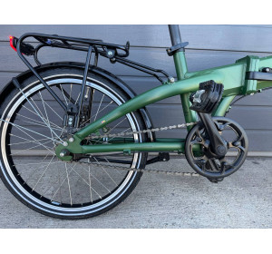 Elektryczny składany rower Prophete Urbanicer 20" rama 13" 250W zielony mat