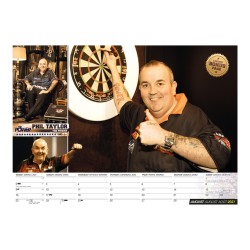 KALENDARZ ŚCIENNY DARTS KALENDER 2027 ZE ZDJĘCIAMI GWIAZD DARTA