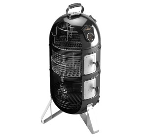 Fornetto Razzo Pro Black 2w1 - Grill Węglowy i Wędzarka