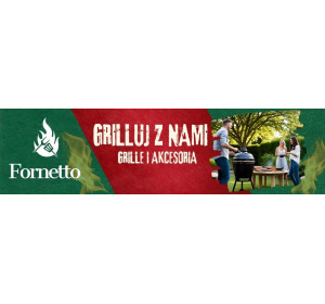 Fornetto Razzo Pro Black 2w1 - Grill Węglowy i Wędzarka